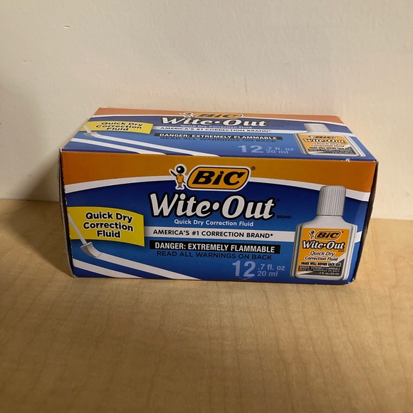 Other - BIC Wite Out pack of 12